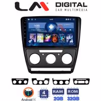 Οθόνη Multimedia LM Digital ZL4005B GPS Με BT / GPS / WiFi Για SKODA OCTAVIA 2005 - 2012