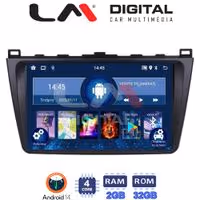 Οθόνη Multimedia LM Digital ZL4012 GPS Με BT / GPS / WiFi / GPRS Για MAZDA 6 2008 - 2012