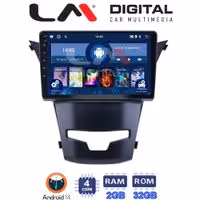 Οθόνη Multimedia LM Digital ZL4016 GPS Με BT / GPS / WiFi Για SSANGYONG KORANDO 2014+