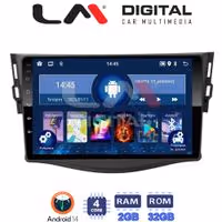 Οθόνη Multimedia LM Digital ZL4018 GPS Με BT / GPS / WiFi Για TOYOTA RAV4 2006 - 2012