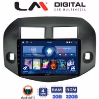 Οθόνη Multimedia LM Digital ZL4018B GPS Με BT / GPS / WiFi / GPRS Για TOYOTA RAV4 2007 - 2012