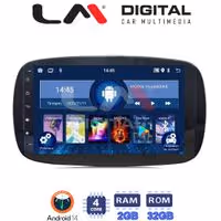 Οθόνη Multimedia LM Digital ZL4029 GPS Με BT / GPS / WiFi Για SMART FORTWO 2015+