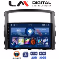Οθόνη Multimedia LM Digital ZL4038 GPS Με BT / GPS / WiFi Για MITSUBISHI PAJERO 2006 - 2014