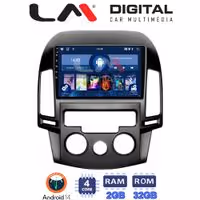 Οθόνη Multimedia LM Digital ZL4043AC GPS Με BT / GPS / WiFi Για HYUNDAI i30 2007 - 2012