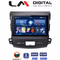 Οθόνη Multimedia LM Digital ZL4056 GPS Με BT / GPS / WiFi / GPRS Για MITSUBISHI OUTLANDER / CITROEN C CROSSER / PEUGEOT 4007 2006 - 2012