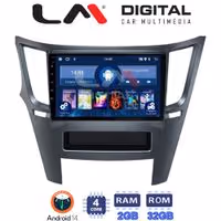 Οθόνη Multimedia LM Digital ZL4061 GPS Με BT / GPS / WiFi Για SUBARU LEGACY / OUTBACK 2009 - 2013