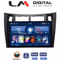 Οθόνη Multimedia LM Digital ZL4084 GPS Με BT / GPS / WiFi / GPRS Για TOYOTA YARIS 2006 - 2011