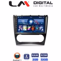 Οθόνη Multimedia LM Digital ZL4093 GPS Με BT / GPS / WiFi Για MERCEDES C CLASS (W203) / CLC 2004 - 2008