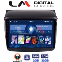 Οθόνη Multimedia LM Digital ZL4094 GPS Με BT / GPS / WiFi Για MITSUBISHI L200 2006 - 2014