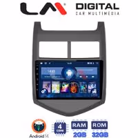 Οθόνη Multimedia LM Digital ZL4107 GPS Με BT / GPS / WiFi Για CHEVROLET AVEO 2012+