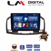 Οθόνη Multimedia LM Digital ZL4114C GPS Με BT / GPS / WiFi / GPRS Για OPEL INSIGNIA 2007 - 2013