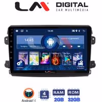 Οθόνη Multimedia LM Digital ZL4192 GPS Με BT / GPS / WiFi / GPRS Για FIAT DUCATO 2023+
