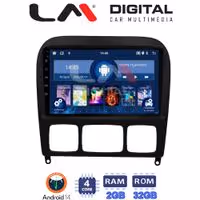 Οθόνη Multimedia LM Digital ZL4220 GPS Με BT / GPS / WiFi Για MERCEDES S (W220) 1998 - 2005