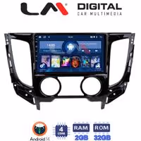 Οθόνη Multimedia LM Digital ZL4230A GPS Με BT / GPS / WiFi / GPRS Για MITSUBISHI L200 2014+