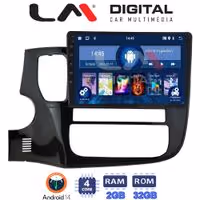 Οθόνη Multimedia LM Digital ZL4231 GPS Με BT / GPS / WiFi Για MITSUBISHI OUTLANDER 2013+