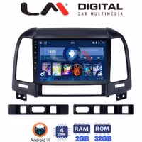 Οθόνη Multimedia LM Digital ZL4239 GPS Με BT / GPS / WiFi Για HYUNDAI SANTA FE 2006 - 2013