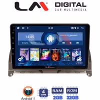 Οθόνη Multimedia LM Digital ZL4265BR GPS Με BT / GPS / WiFi / GPRS Για MERCEDES C CLASS (W204) 2007 - 2011