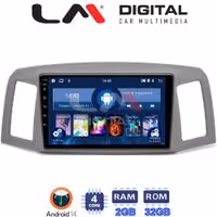 Οθόνη Multimedia LM Digital ZL4307 GPS Με BT / GPS / WiFi / GPRS Για JEEP GRAND CHEROKEE 2004 - 2011