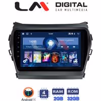 Οθόνη Multimedia LM Digital ZL4309 GPS Με BT / GPS / WiFi / GPRS Για HYUNDAI SANTA FE 2013 - 2017 / ix45