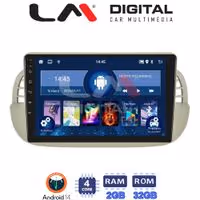 Οθόνη Multimedia LM Digital ZL4315 GPS Με BT / GPS / WiFi Για FIAT 500 2007 - 2016