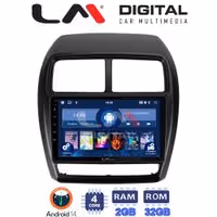 Οθόνη Multimedia LM Digital ZL4318 GPS Με BT / GPS / WiFi / GPRS Για MITSUBISHI ASX 2020 - 2023