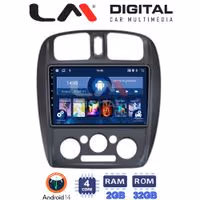 Οθόνη Multimedia LM Digital ZL4325 GPS Με BT / GPS / WiFi Για MAZDA 323 1999 - 2004