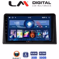 Οθόνη Multimedia LM Digital ZL4326 GPS Με BT / GPS / WiFi / GPRS Για RENAULT EXPRESS 2023+