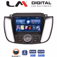 Οθόνη Multimedia LM Digital ZL4362D GPS Με BT / GPS / WiFi / GPRS Για FORD KUGA 2013 - 2019 / C-MAX 2011 - 2019 Με NAVI