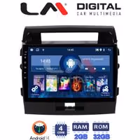 Οθόνη Multimedia LM Digital ZL4383 GPS Με BT / GPS / WiFi Για TOYOTA LANDCRUISER 2008 - 2015