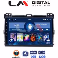 Οθόνη Multimedia LM Digital ZL4384 GPS Με BT / GPS / WiFi Για TOYOTA LANDCRUISER J100 2003 - 2009