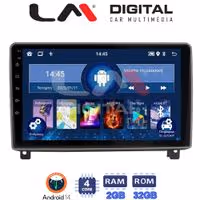 Οθόνη Multimedia LM Digital ZL4404 GPS Με BT / GPS / WiFi Για PEUGEOT 407 2004 - 2011