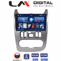 Οθόνη Multimedia LM Digital ZL4432 GPS Με BT / GPS / WiFi Για DACIA DUSTER 2006 - 2012