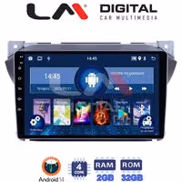 Οθόνη Multimedia LM Digital ZL4449 GPS Με BT / GPS / WiFi Για SUZUKI ALTO 2009 - 2016