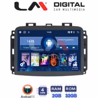 Οθόνη Multimedia LM Digital ZL4500 GPS Με BT / GPS / WiFi Για FIAT 500L 2012+