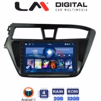 Οθόνη Multimedia LM Digital ZL4517 GPS Με BT / GPS / WiFi Για HYUNDAI i20 2015+