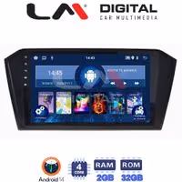 Οθόνη Multimedia LM Digital ZL4519 GPS Με BT / GPS / WiFi Για VW PASSAT 2015+
