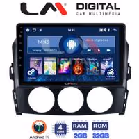 Οθόνη Multimedia LM Digital ZL4530 GPS Με BT / GPS / WiFi Για MAZDA MX5 2005 - 2015
