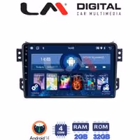 Οθόνη Multimedia LM Digital ZL4540 GPS Με BT / GPS / WiFi Για OPEL AGILA / SUZUKI ALTO 2008+