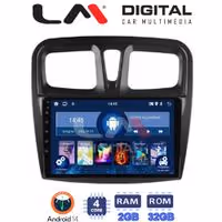 Οθόνη Multimedia LM Digital ZL4557 GPS Με BT / GPS / WiFi Για DACIA SANDERO 2012 - 2020
