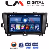 Οθόνη Multimedia LM Digital ZL4561B GPS Με BT / GPS / WiFi / GPRS Για TOYOTA PRIUS 2009 - 2015