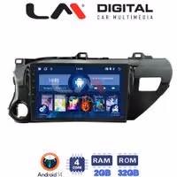 Οθόνη Multimedia LM Digital ZL4588 GPS Με BT / GPS / WiFi Για TOYOTA HILUX 2017+