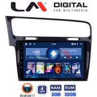 Οθόνη Multimedia LM Digital ZL4591B GPS Με BT / GPS / WiFi / GPRS Για VW GOLF 7