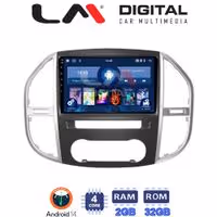 Οθόνη Multimedia LM Digital ZL4669 GPS Με BT / GPS / WiFi Για MERCEDES VITO 2015+