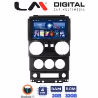 Οθόνη Multimedia LM Digital ZL4748 GPS Με BT / GPS / WiFi Για JEEP WRANGLER 2007 - 2011