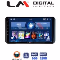 Οθόνη Multimedia LM Digital ZL4754H GPS Με BT / GPS / WiFi / GPRS Για TOYOTA YARIS 2023+