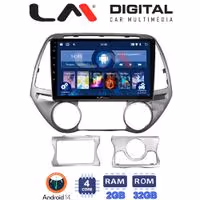 Οθόνη Multimedia LM Digital ZL4839 GPS Με BT / GPS / WiFi Για HYUNDAI i20 2008 - 2013