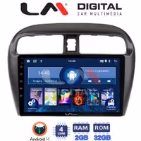 Οθόνη Multimedia LM Digital ZL4850 GPS Με BT / GPS / WiFi Για MITSUBISHI SPACESTAR 2013+