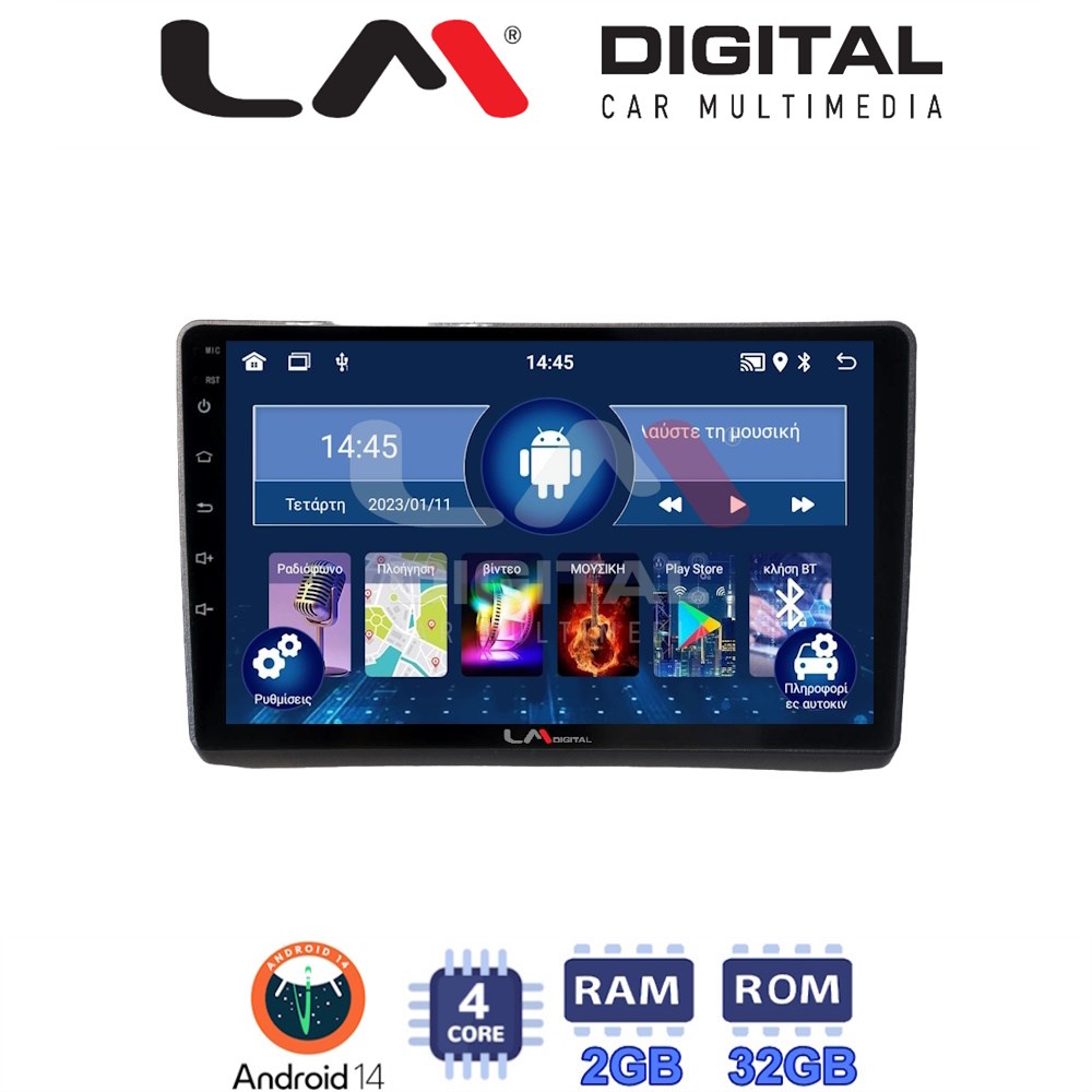 Οθόνη Multimedia LM Digital ZL4892 GPS Με BT / GPS / WiFi / GPRS Για OPEL VIVARO / RENAULT TRAFIC / NISSAN PRIMASTAR 2002 - 2009