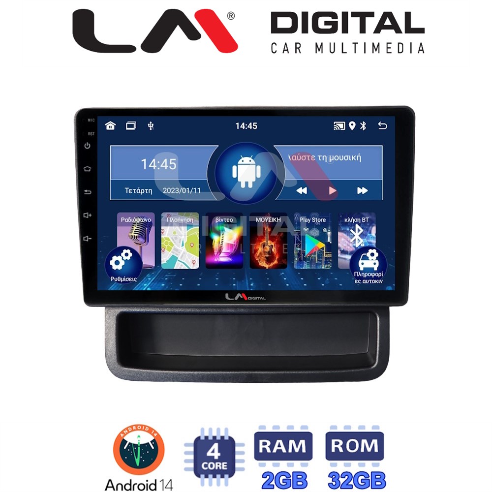 Οθόνη Multimedia LM Digital ZL4893 GPS Με BT / GPS / WiFi / GPRS Για OPEL VIVARO / RENAULT TRAFIC / NISSAN PRIMASTAR 2010 - 2014