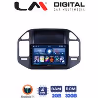 Οθόνη Multimedia LM Digital ZL4990 GPS Με BT / GPS / WiFi / GPRS Για MITSUBISHI PAJERO 1999 - 2006